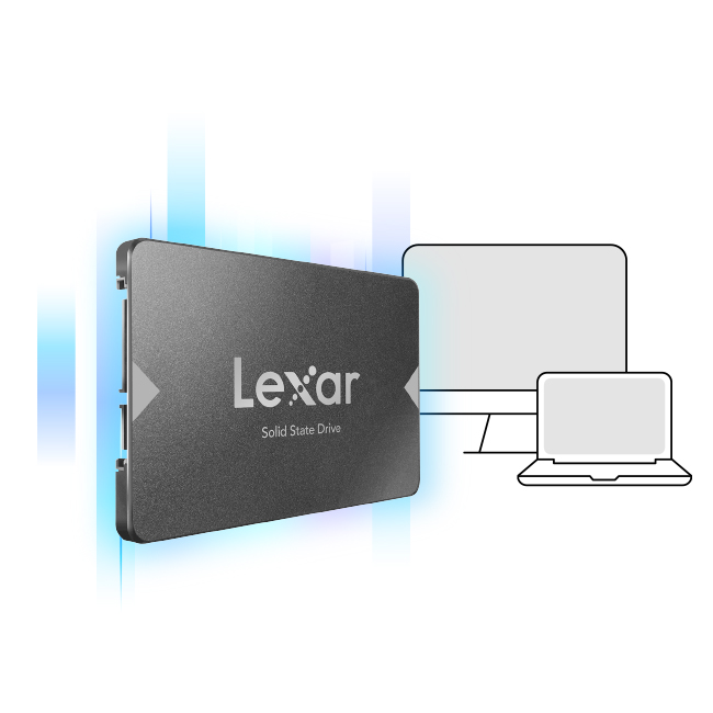 تصویر هارد لکسار SSD NS100 با ظرفیت 1 ترابایت Lexar