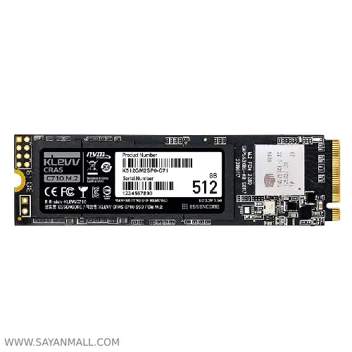 اس اس دی اینترنال کلو در مدل RAS C710 M.2 2280 NVMe ظرفیت 512 گیگابایت