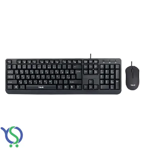 کیبورد و ماوس هویت مدل HV576CM با کیفیت
