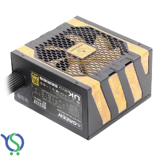 تصویر منبع تغذیه کامپیوتر گرین مدل GP800A-UK EVO با توان 800 وات