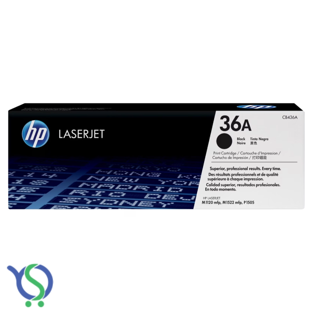 خرید کارتریج تونر مشکی HP 36A (CB436A) با کیفیت چاپ بالا (گرید A)