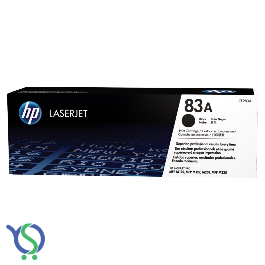 خرید کارتریج تونر مشکی HP 83A (CF283A) با کیفیت چاپ بالا (گرید A) و قیمت مناسب