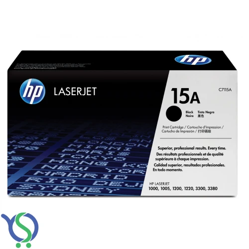 خرید کارتریج تونر مشکی HP 15A (C7115A) با کیفیت عالی (گرید A) و قیمت مناسب