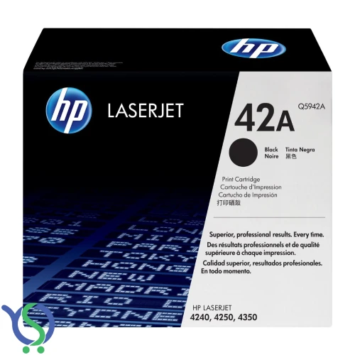 خرید کارتریج تونر مشکی HP 42A(Q5942A) با کیفیت عالی (گرید A) و قیمت مناسب