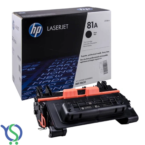 خرید کارتریج تونر مشکی HP 81A (CF281A) با کیفیت عالی (گرید A) و قیمت مناسب